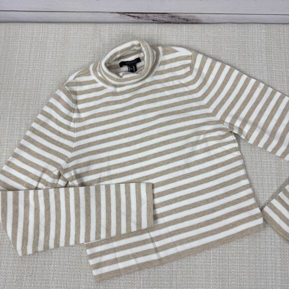 Forever 21 Turtle Neck Striped Pullover Sweater Top Size XL‎ - Picture 1 of 8